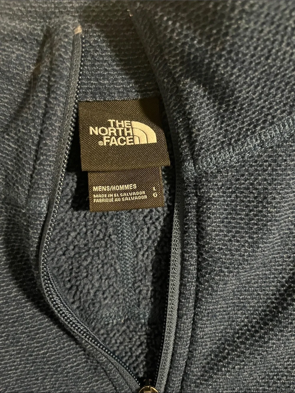 The North Face Men's Navy Half-Zip Fleece Pullover